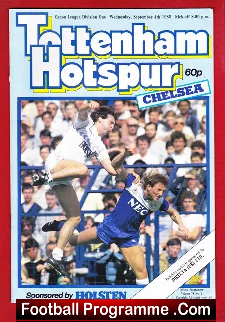Tottenham Hotspur v Chelsea 1985