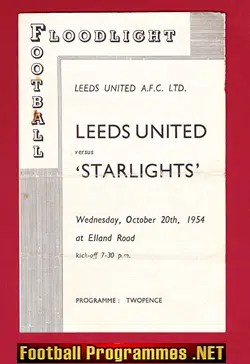 Leeds United v Starlights 1954 – Bill Shankly – Stanley Matthews