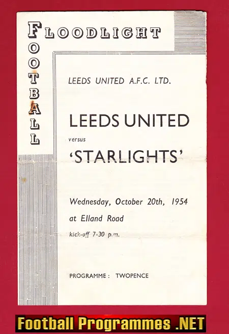 Leeds United v Starlights 1954 – Bill Shankly – Stanley Matthews