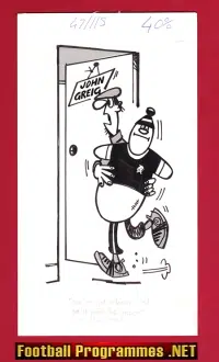 Rod McLeod Football Cartoon Artwork – Genuine Art Drawing – 6