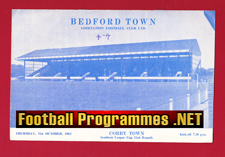 Bedford Town v Corby Town 1963 – Southern League Cup
