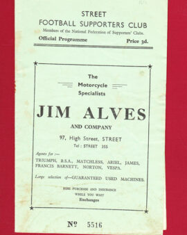 Street v Ilfracombe Town 1956 – Western League