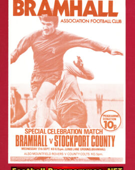 Bramhall v Stockport County 1970s – Friendly Match + TS