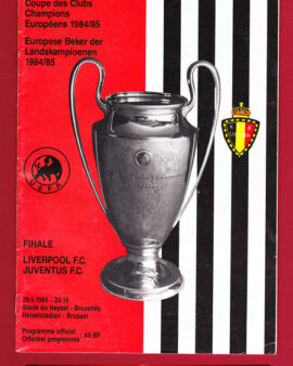 Juventus v Liverpool 1985 – European Cup Final Heysel