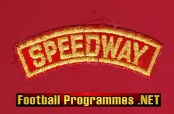 Speedway Badge Cloth Patch 1980's