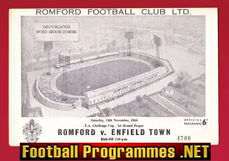 Romford v Enfield 1964 - FA Cup