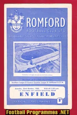 Romford v Enfield 1960 - FA Cup