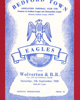 Bedford Town v Wolverton Town 1962 – FA Cup Prelims