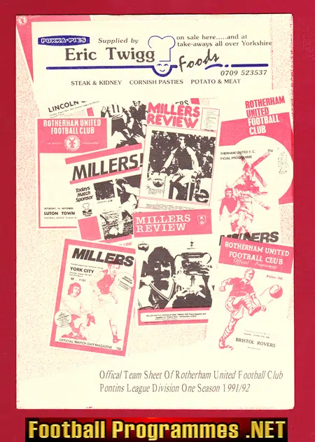 Rotherham United v Manchester United 1992 – Reserves Match