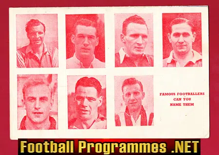 Manchester United v Real Madrid 1957 Pirate European Semi Final