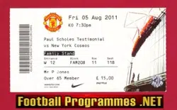 Manchester United v New York Cosmos 2011 Paul Scholes Testimonal