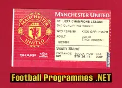 Manchester United v LKS Lodz 1998 - Treble Season Ticket