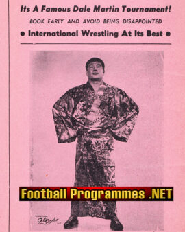 Wrestling Poster Yokouchi v Tani – Palais Peterborough 1966