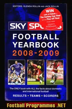 Rothmans Football Yearbook 2008 – 2009 = 39th Year