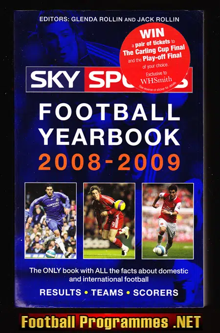 Rothmans Football Yearbook 2008 – 2009 = 39th Year