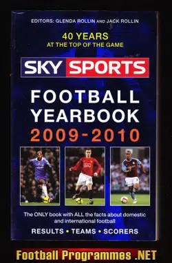 Rothmans Football Yearbook 2009 – 2010 = 40th Year