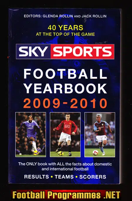 Rothmans Football Yearbook 2009 – 2010 = 40th Year