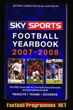 Rothmans Football Yearbook 2007 – 2008 = 38th Year