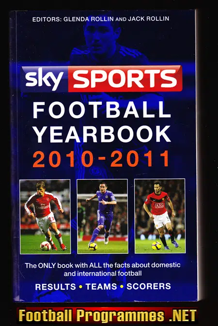 Rothmans Football Yearbook 2010 – 2011 = 41st Year
