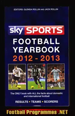 Rothmans Football Yearbook 2012 – 2013 = 43rd Year