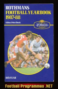Rothmans Football Yearbook 1987 - 1988 = 18th Year