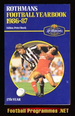 Rothmans Football Yearbook 1986 - 1987 = 17th Year