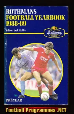 Rothmans Football Yearbook 1988 - 1989 = 19th Year
