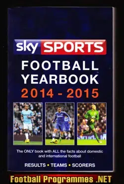 Rothmans Football Yearbook 2014 - 2015 = 45th Year
