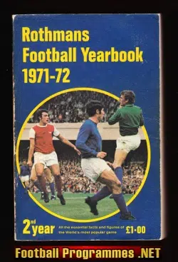 Rothmans Football Yearbook 1971 - 1972 = 2nd Year