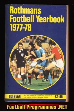 Rothmans Football Yearbook 1977 - 1978 = 8th Year