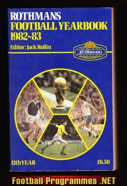 Rothmans Football Yearbook 1982 - 1983 = 13th Year