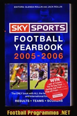 Rothmans Football Yearbook 2005 - 2006 = 36th Year