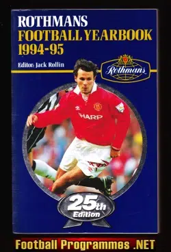 Rothmans Football Yearbook 1994 - 1995 = 25th Year