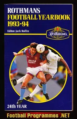Rothmans Football Yearbook 1993 - 1994 = 24th Year