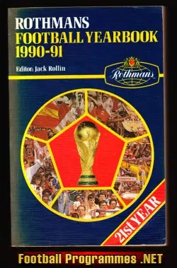 Rothmans Football Yearbook 1990 - 1991 = 21st Year