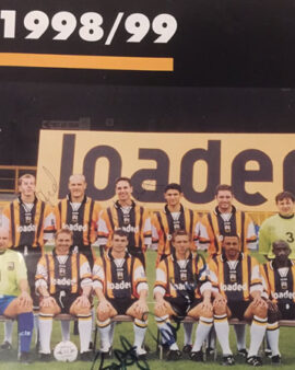 Barnet Football Team Squad Signed Wall Poster 1998 – 1999