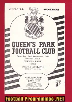 Queens Park v Forfar Athletic 1960