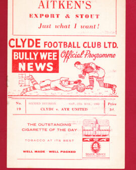 Clyde v Ayr United 1962