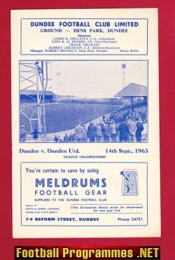 Dundee v Dundee United 1963