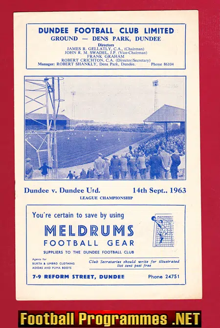 Dundee v Dundee United 1963