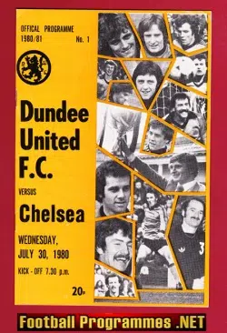 Dundee United v Chelsea 1980
