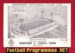 Romford v Yeovil Town 1964