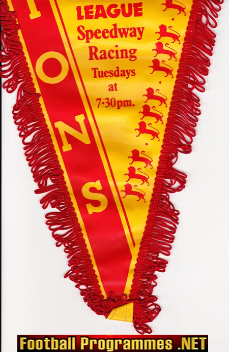 Leicester Speedway Pennant Flag British League Racing 1970's