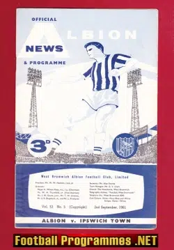 West Bromwich Albion v Ipswich Town 1961 - League Champions