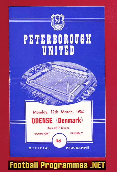 Peterborough United v Odense 1962 – Denmark Football Team