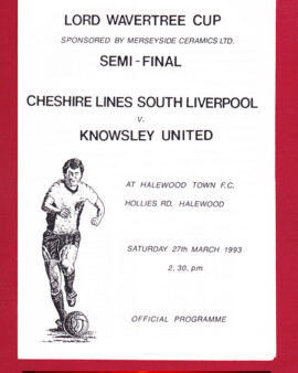 South Liverpool Cheshire Lines v Knowsley United 1993 Halewood