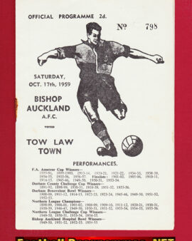 Bishop Auckland v Tow Law Town 1959
