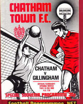 Chatham Town v Gillingham 1980 – Floodlights + George Best