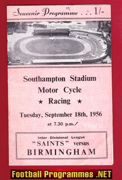 Southampton Speedway v Birmingham 1956