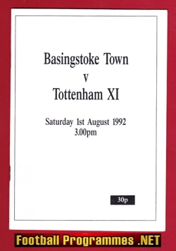 Basingstoke Town v Tottenham 1992